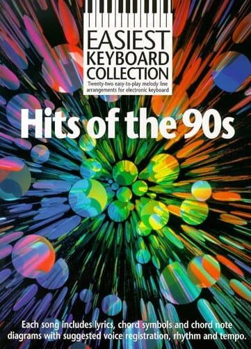 Easiest Keyboard Collection - Hits Of The 90's Partition Pop / Rock