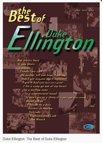 The best of Duke Ellington Duke Ellington Partition Jazz