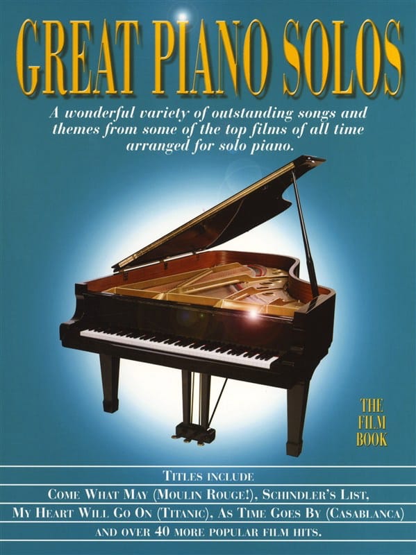 Great piano solos - The film book Partition Musique de film