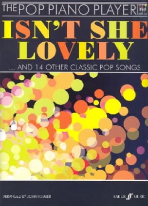 The Pop Piano Player Isn't She Lovely Partition Pop / Rock