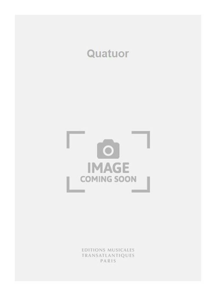 Quatuor Pierre Wissmer Partition Saxophone