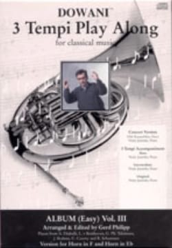 3 Tempi Play Along, Album Easy Volume 3 Partition Cor