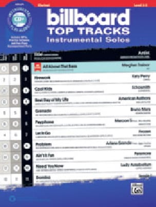 Billboard Top Tracks Instrumental Solos Partition Clarinette