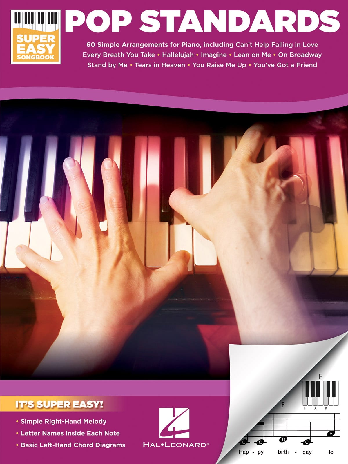 Super Easy Songbook - Pop Standards Partition Pop / Rock