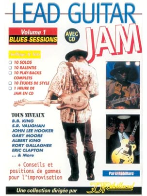 Lead guitar Jam volume 1 - Blues sessions - Jean-Jacques Rébillard