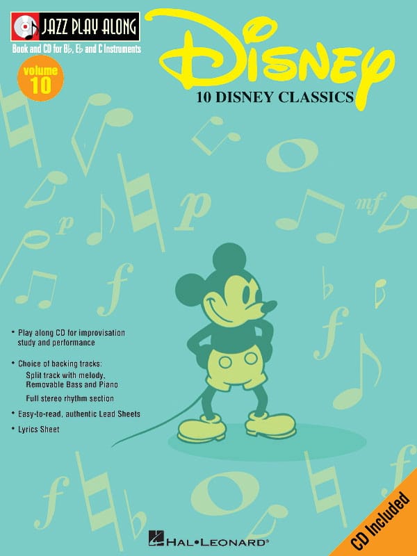 Jazz play-along volume 10 - Disney Classics - DISNEY - Partition