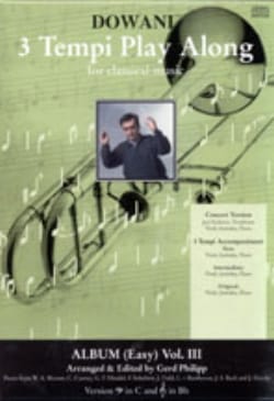 3 Tempi Play Along, Album Easy Volume 3 Fa Partition Trombone