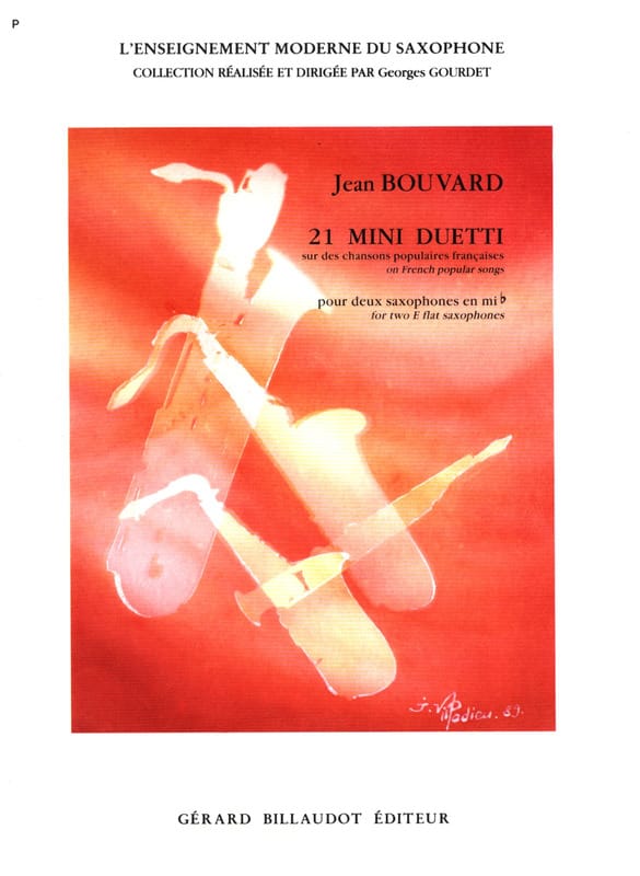 21 Mini Duetti Jean Bouvard Partition Saxophone