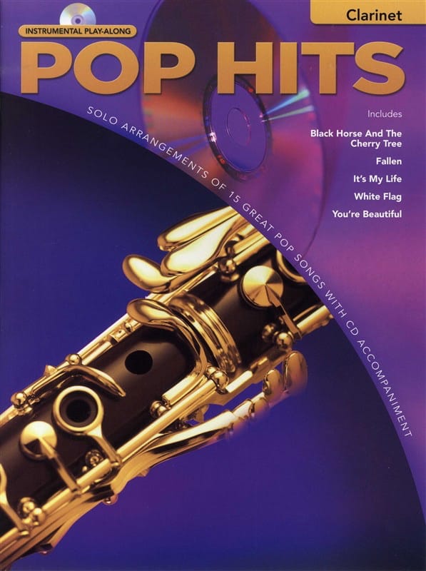 Pop hits - Instrumental play-along Partition Clarinette