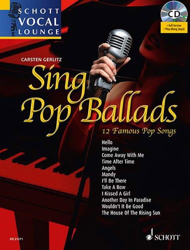 Sing Pop Ballads - 12 Famous Pop Songs - Partition - Pop / Rock