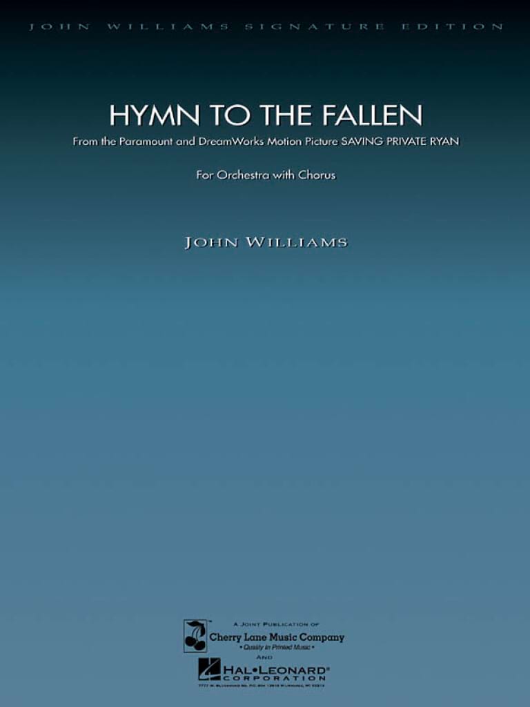 Hymn to the Fallen (from Saving Private Ryan) Williams John Partition