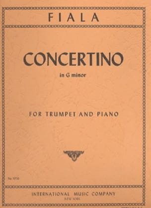 Concertino en Sol mineur - Joseph Fiala - Partition - Trompette