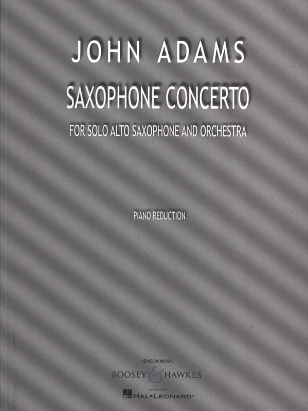 Saxophone Concerto - John Adams - Partition - Saxophone