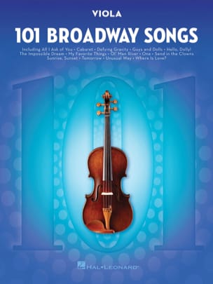 101 Broadway Songs - Alto Partition Alto