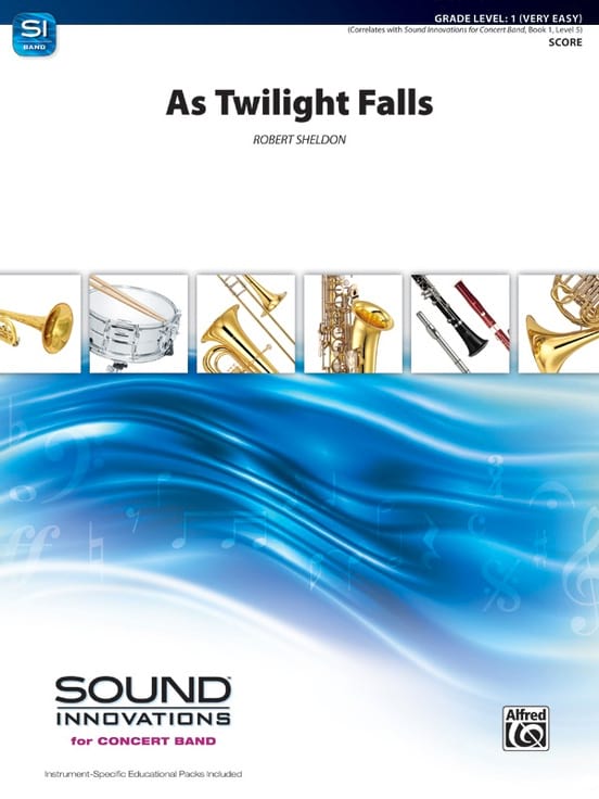 As Twilight Falls - Robert Sheldon - Partition - ENSEMBLES, BANDS