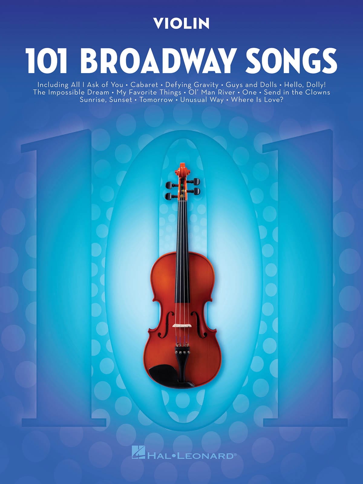 101 Broadway Songs for Violin Partition Violon
