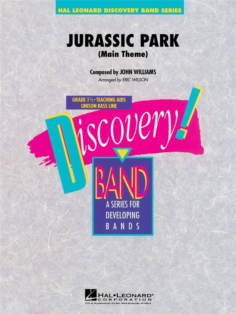 Jurassik Park Main Theme. Harmonie - John Williams - Partition