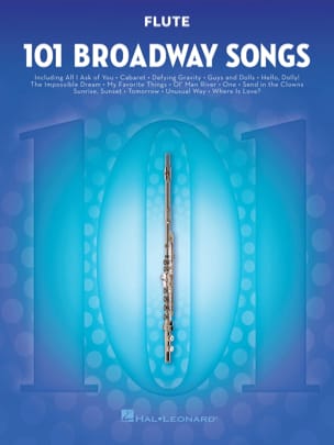 101 Broadway Songs for Flute Partition Flûte traversière