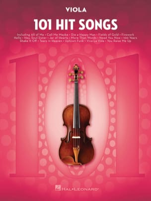 101 Hit Songs for Viola Partition Alto