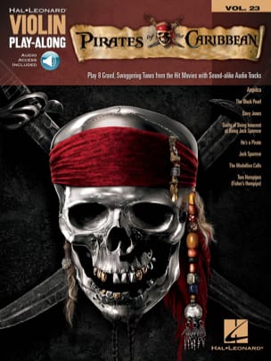 Violin play-along volume 23 - Pirates des Caraïbes Partition Violon