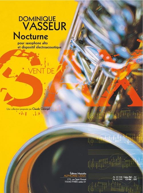 Nocturne Dominique Vasseur Partition Saxophone