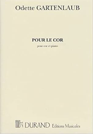 Pour le Cor Odette Gartenlaub Partition Cor