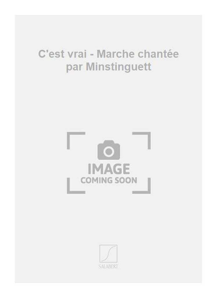 C'est Vrai Mistinguett Partition Chanson française
