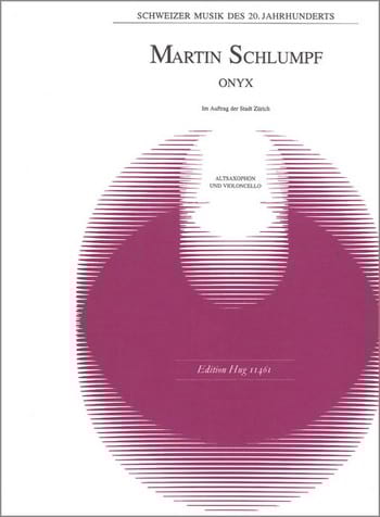 Onyx Martin Schlumpf Partition Saxophone