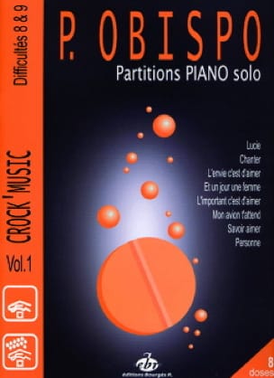 Crock' MusiC Volume 1 - Obispo Piano - Pascal Obispo - Partition