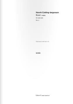 Boast 1980 Henrik Colding-Jorgensen Partition Tuba