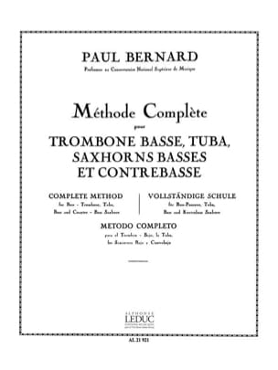 Méthode Complète P. Bernard Partition Trombone