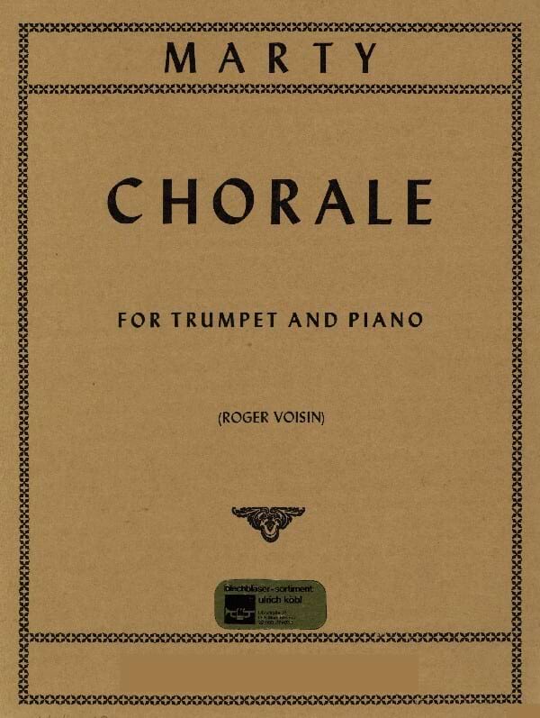 Chorale Georges Marty Partition Trompette
