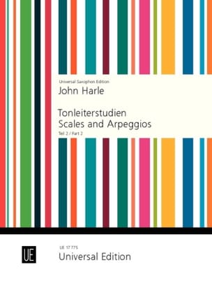 Scales and arpeggios part 2 John Harle Partition Saxophone