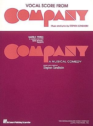 Company - Vocal Score Stephen Sondheim Partition Comédie musicale