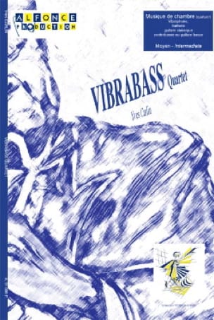 Vibrabass quartet Yves Carlin Partition Ensemble de percussions