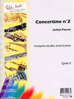 Concertino N° 2 Julien Porret Partition Trompette