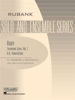 Ruby (Trombone Gems No. 1) Hale A. VanderCook Partition Trombone