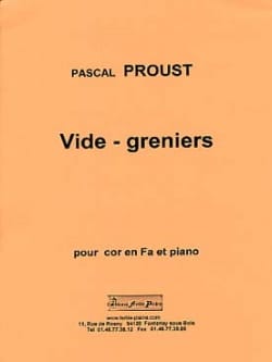 Vide-greniers Pascal Proust Partition Cor