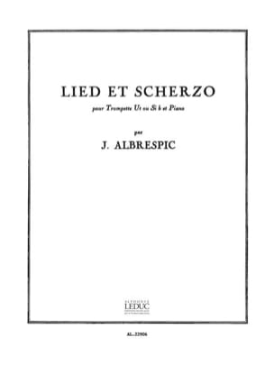 Lied Et Scherzo Jacques Albrespic Partition Trompette