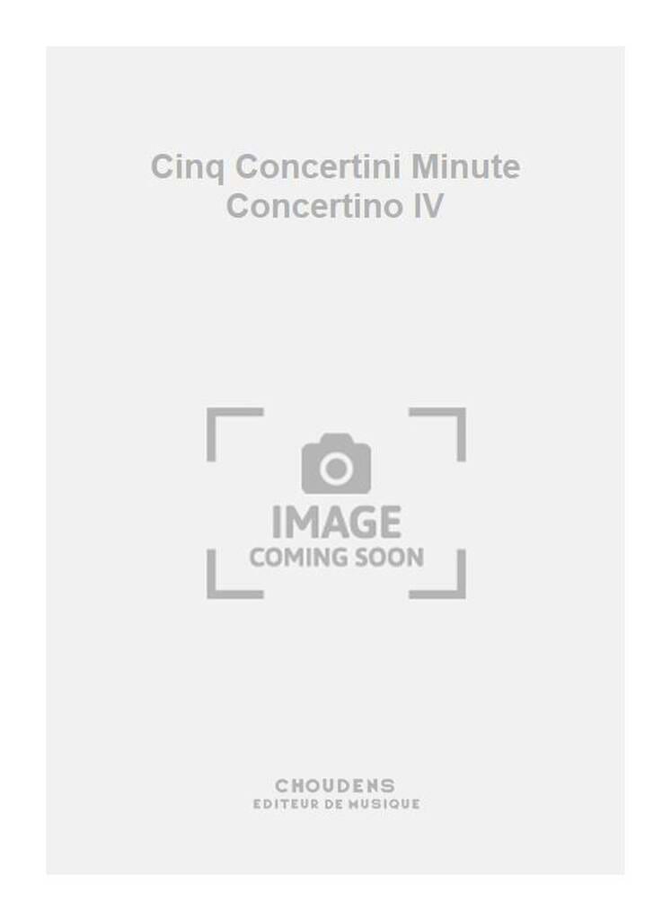 Concertino N° 4 Claude Pichaureau Partition Trompette
