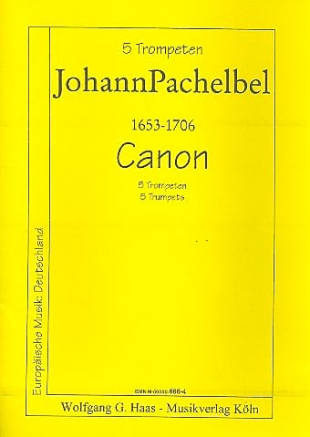 Canon PACHELBEL Partition Trompette