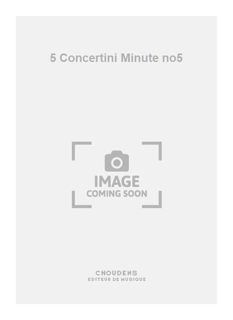 Concertino N°5 Claude Pichaureau Partition Trompette