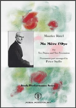 Ma Mère l'Oye RAVEL Partition Ensemble de percussions