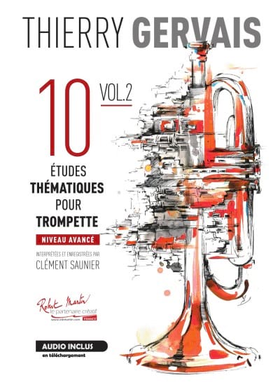 10 Études Thématiques - Volume 2 - Thierry Gervais - Partition