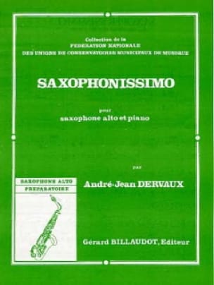 Saxophonissimo - André-Jean Dervaux - Partition - Saxophone