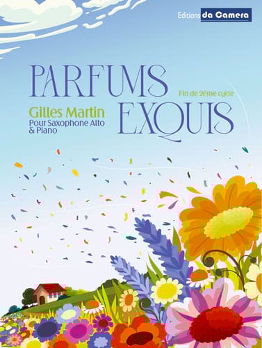 Parfums exquis Gilles Martin Partition Saxophone
