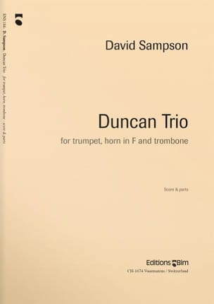 Duncan Trio David Sampson Partition Ensemble de cuivres