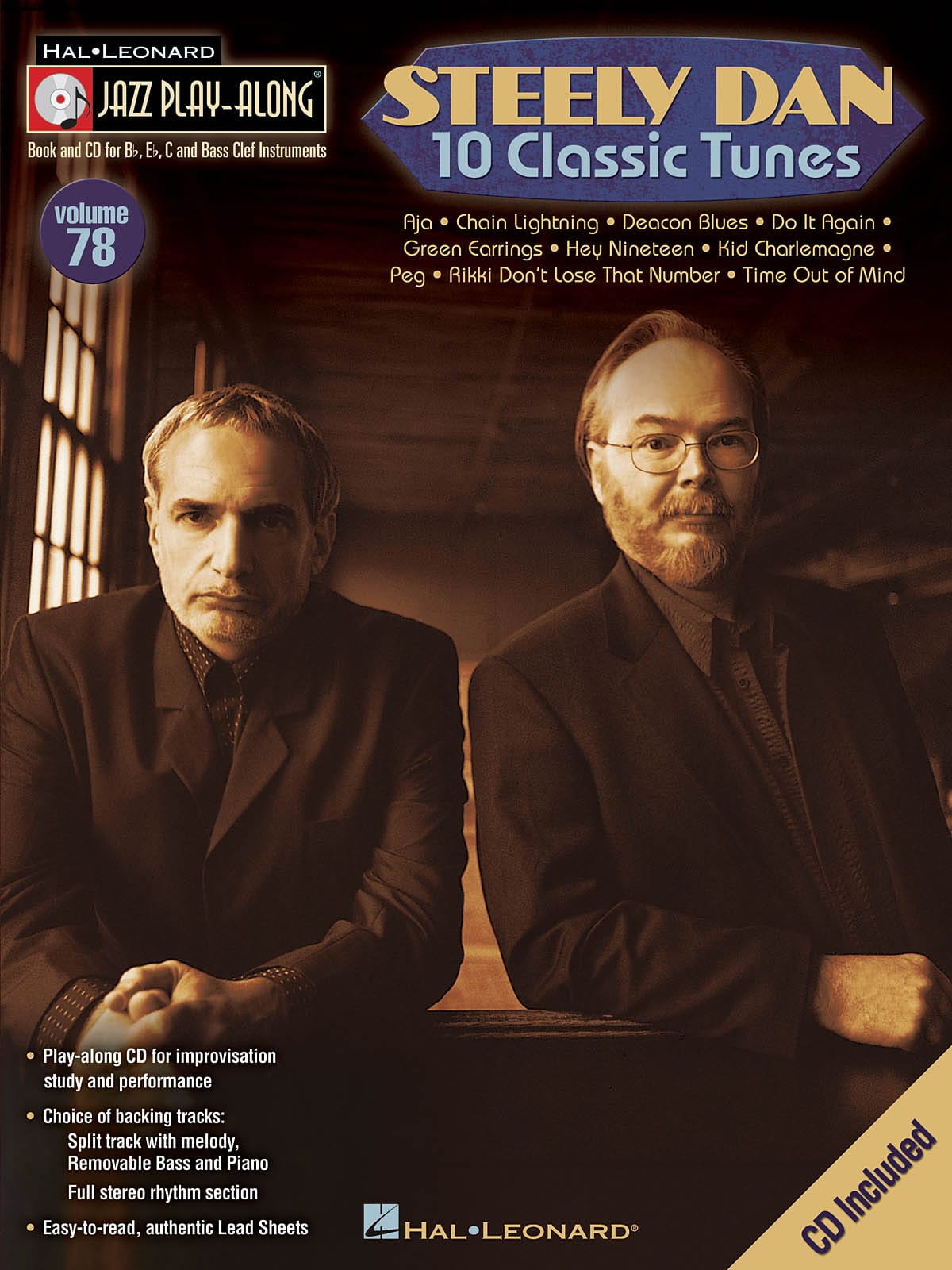 Jazz play-along volume 78 - Steely Dan 10 Classic Tunes - Dan Steely