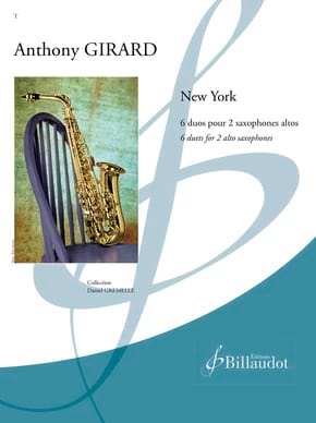 New York Anthony Girard Partition Saxophone