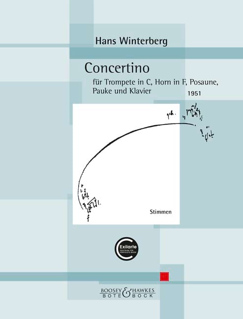Concertino - Parties Hans Winterberg Partition Quatuors